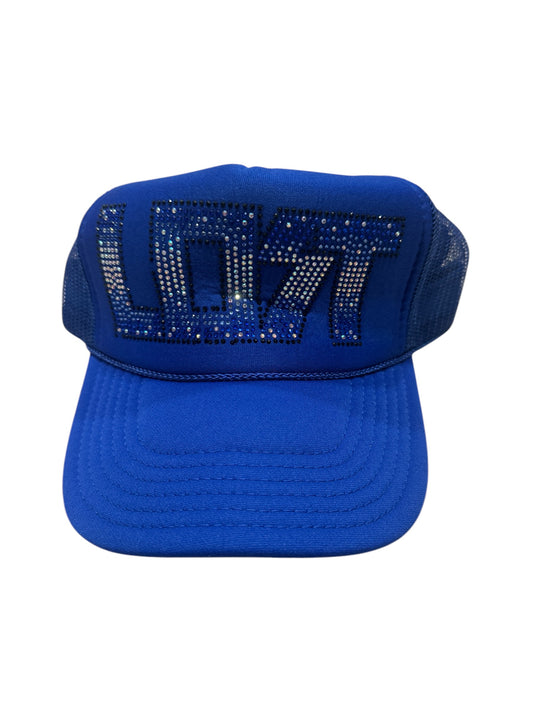 SAMPLE BLUE RHINESTONE TRUCKER (2022)