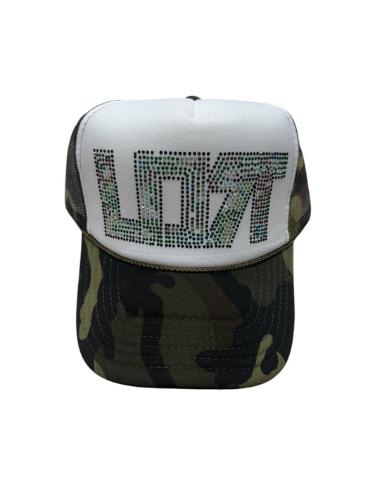 SAMPLE CAMO RHINESTONE TRUCKER (2022)